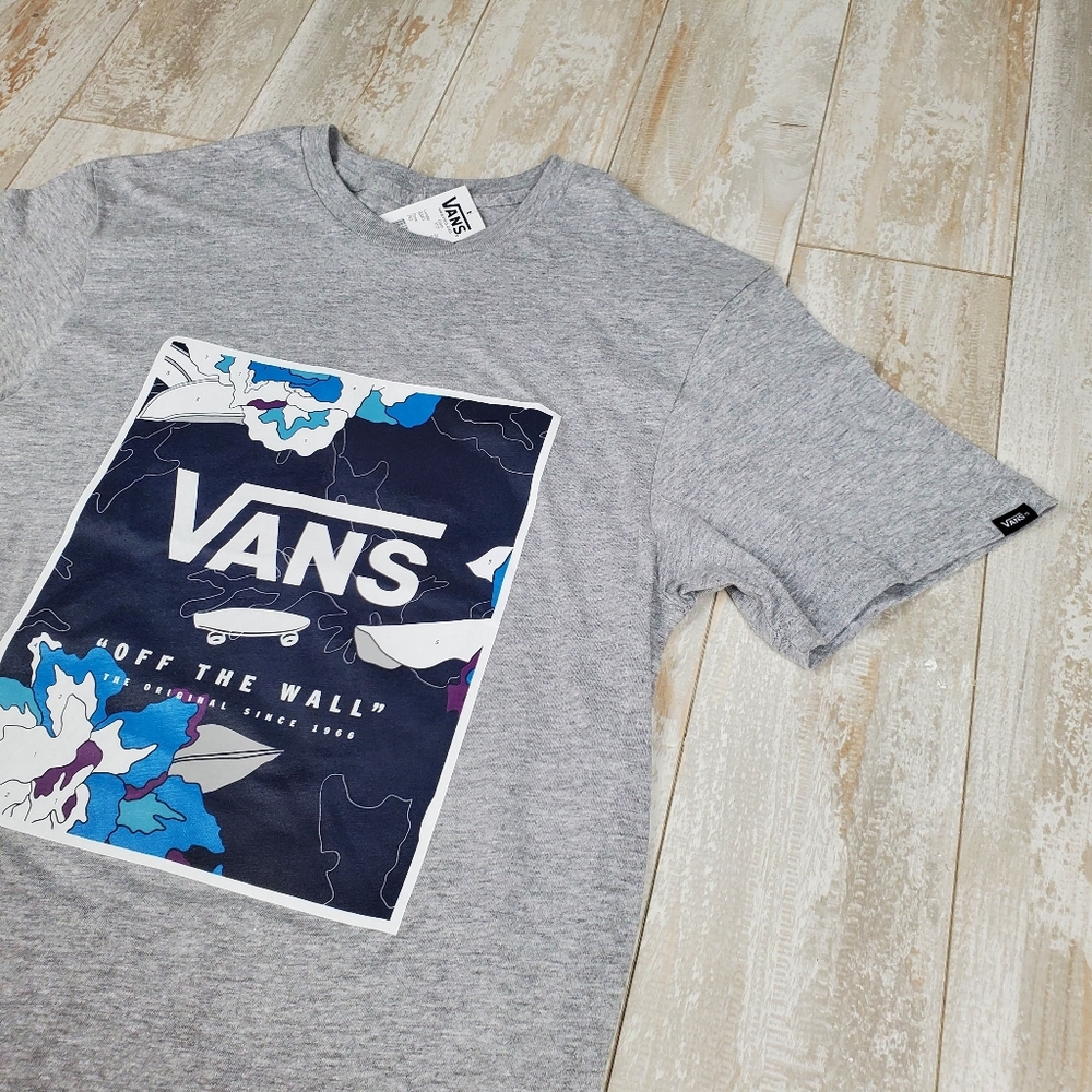 Vans Print Box SS Tee Gray - Picture 4 of 5
